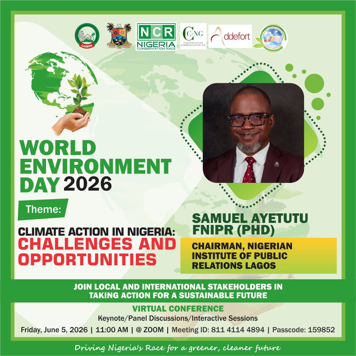 You are currently viewing PR Practitioners Must act as Behavioral Change Agents to Combat Nigeria’s Environmental Challenges, Declares Lagos NIPR Chairman